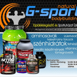 G-Sport Táplálékkiegészítők és Vitaminok